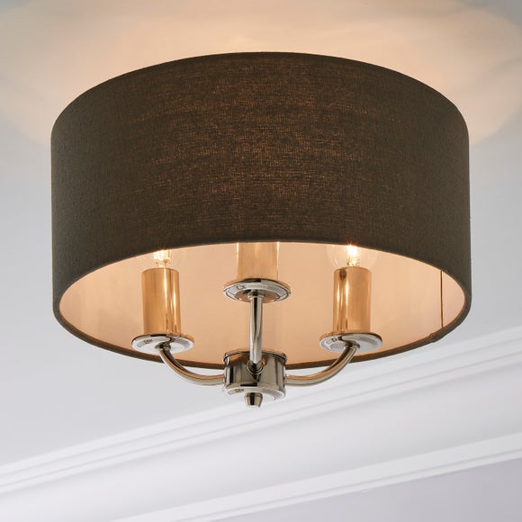 Preston 3 Light Flush Ceiling Light - image 1
