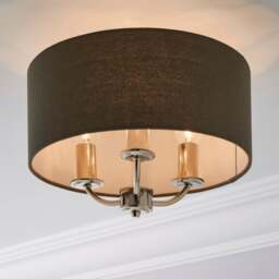 Preston 3 Light Flush Ceiling Light - thumbnail 1