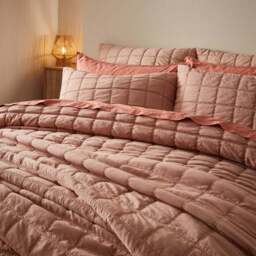 Evana Stitch Duvet Cover and Pillowcase Set - thumbnail 3