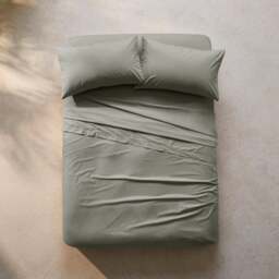 100% Egyptian Cotton 220 Thread Count Flat Sheet - thumbnail 1