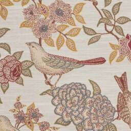Eliza Aspley Print Textured Weave Wooden Occasional Chair - thumbnail 6