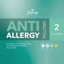 Fogarty Pack of 2 Anti-Allergy Side Sleeper Pillows - thumbnail 2