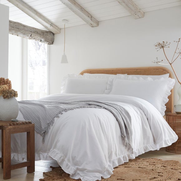 Appletree Cassia Frill 100% Cotton Duvet Cover & Pillowcase Set - image 1