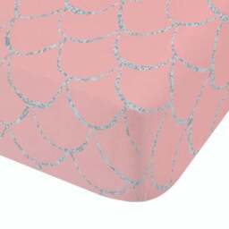 Catherine Lansfield Mermaid Polycotton Double Fitted Sheet - thumbnail 2