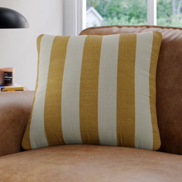 Elements Stripe Linen Look Made to Order Cushion Cover - image 1