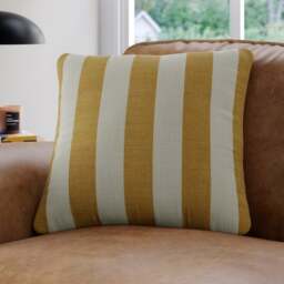 Elements Stripe Linen Look Made to Order Cushion Cover
