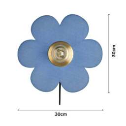 Flower Fabric Plug In Wall Light - thumbnail 6