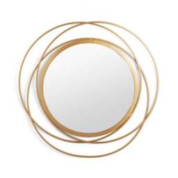 Luxe Round Indoor Outdoor Wall Mirror - thumbnail 5