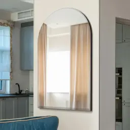 Modern Venetian Bevelled Arched Wall Mirror
