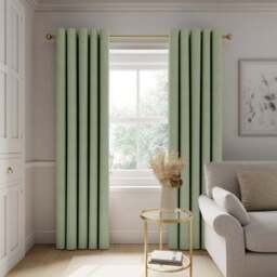 Rotterdam Herringbone Blackout Eyelet Curtains - thumbnail 2