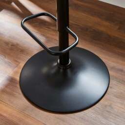 Jonas Adjustable Height Bar Stool, Velvet - thumbnail 4