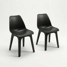 Eolo Pack of 2 Matte Chairs - thumbnail 2