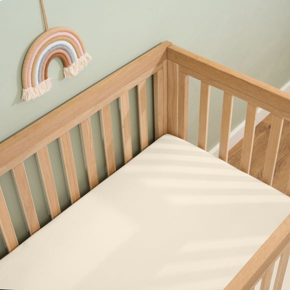 Clair De Lune Set of 2 Cream Cot Bed Sheets - image 1