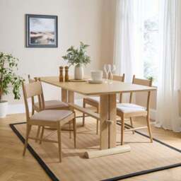 Nella Dining Chair, Fabric - thumbnail 2