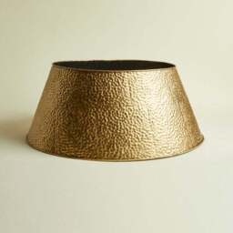 Hammered Metal Christmas Tree Skirt - thumbnail 3