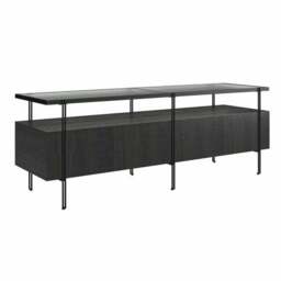 "Wainwright TV Unit, Black Oak for TVs up to 60""" - thumbnail 2