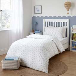 By The Sea Organic Cotton Fitted Bed Sheet - thumbnail 2