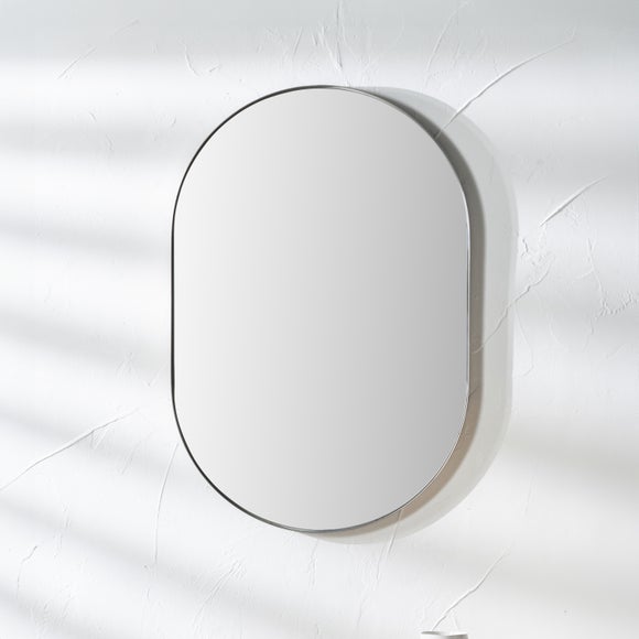 Slim Frame Lozenge Wall Mirror - image 1