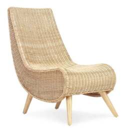 Desser Teardrop Rattan Chair - thumbnail 2