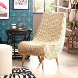 Desser Teardrop Rattan Chair - thumbnail 4