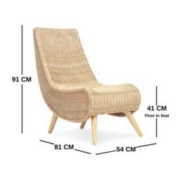 Desser Teardrop Rattan Chair - thumbnail 5