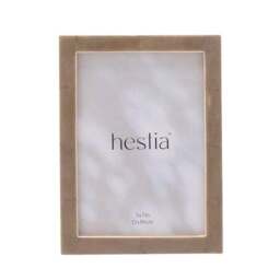 Hestia Grey Thin Stained Bone Effect Photo Frame - thumbnail 3