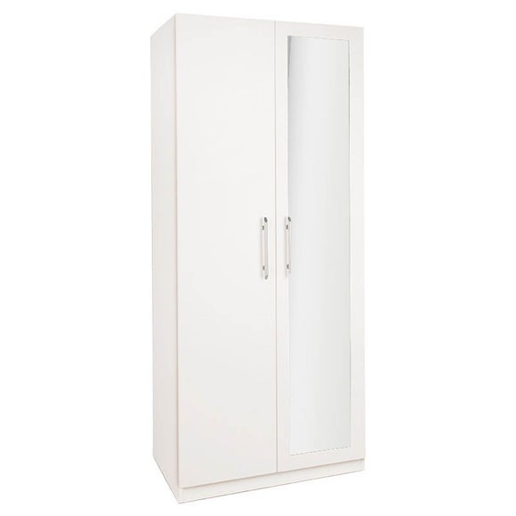 Acton Double Wardrobe, White - image 1