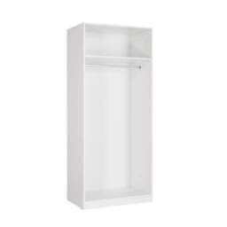 Acton Double Wardrobe, White - thumbnail 2