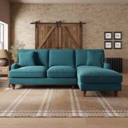 Beatrice II Velvet Corner Storage Sofa Bed - thumbnail 2