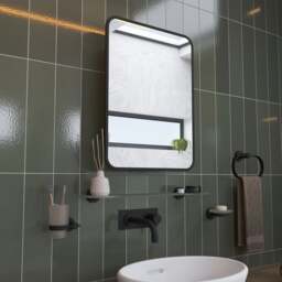 Croydex Metal Framed Bathroom Wall Cabinet - thumbnail 1