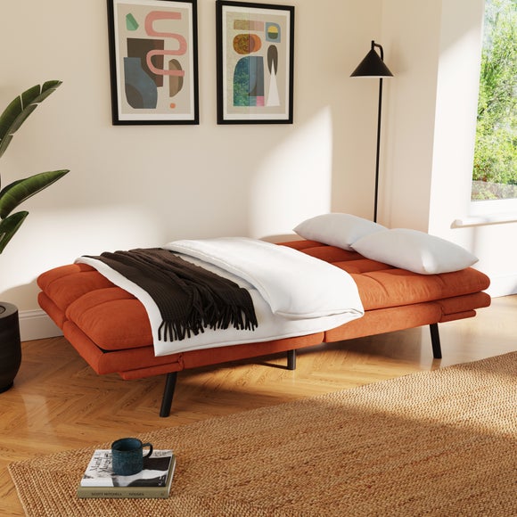 Harrison Quilted Chenille Clic Clac Sofa Bed - image 1