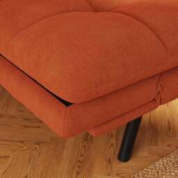 Harrison Quilted Chenille Clic Clac Sofa Bed - thumbnail 4
