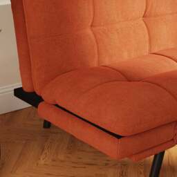 Harrison Quilted Chenille Clic Clac Sofa Bed - thumbnail 3
