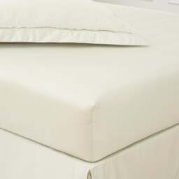 Dorma Luxurious & Silky 500 Thread Count 100% Cotton Sateen Fitted Sheet