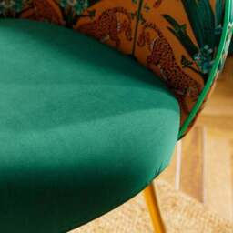 Bella Wild Cheetah Cocktail Chair - thumbnail 4