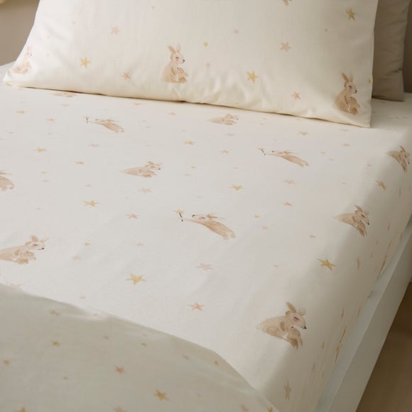 Star Bunny Organic Cotton Fitted Bed Sheet