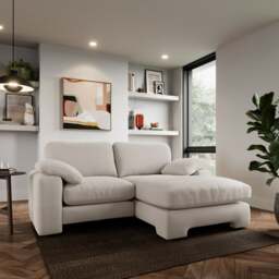 Magnus Cosy Weave Corner Chaise Sofa - thumbnail 1