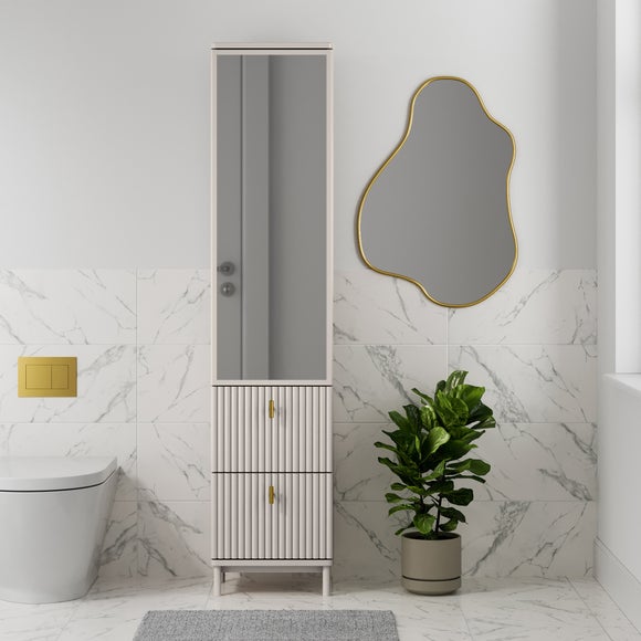 Elsie Tallboy Mirrored Bathroom Storage Unit - image 1