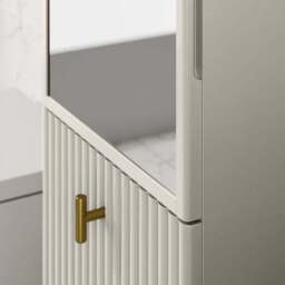Elsie Tallboy Mirrored Bathroom Storage Unit - thumbnail 4