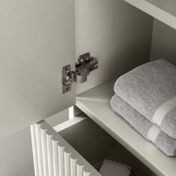 Elsie Tallboy Mirrored Bathroom Storage Unit - thumbnail 3