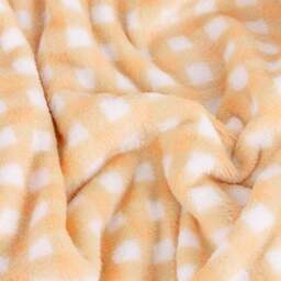 Furn. Gingham Fleece Throw Blanket 130cm x 150cm - thumbnail 2