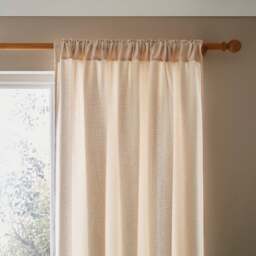 Octavia Textured Slot Top Voile Panel - thumbnail 1