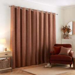 Churchgate Swithland Herringbone Eyelet Curtains (Blackout Available) - thumbnail 4
