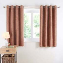 Churchgate Swithland Herringbone Eyelet Curtains (Blackout Available) - thumbnail 5