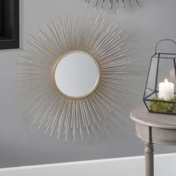 Starburst Round Wall Mirror - thumbnail 1