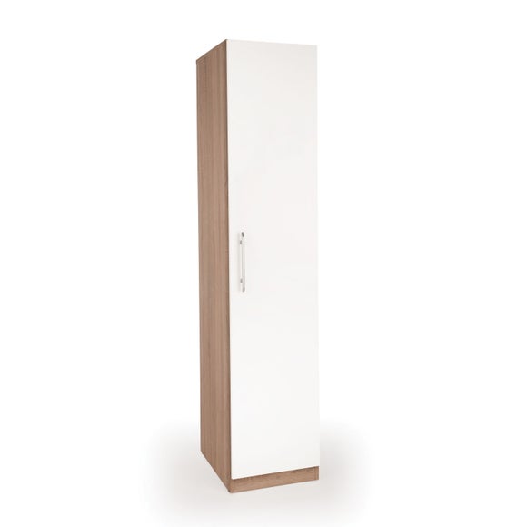 Hyde Single Wardrobe, White - image 1