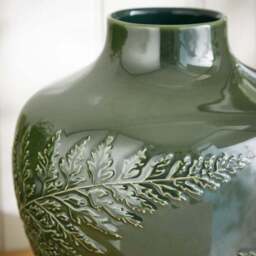 Churchgate Fern Ceramic Balloon Vase - thumbnail 2
