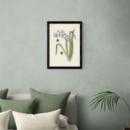 East End Prints Bee & Wild Hyacinth Print - thumbnail 1