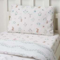 Soft Bunnies 100% Cotton Duvet Cover & Pillowcase Set - thumbnail 3