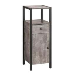 Colton Single Bathroom Cabinet, Concrete Effect - thumbnail 1